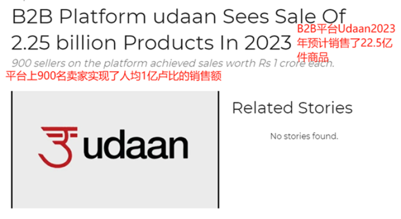 Udaan新获7500万美元融资，估值已达18亿美元