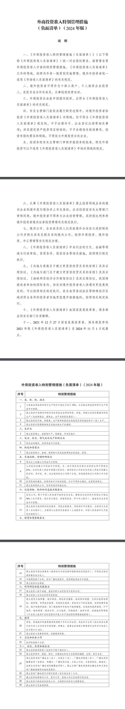 稳外资加速落地:新版外资准入负面清单6月底前完成