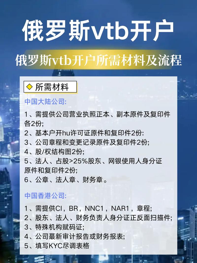 俄罗斯银行开户需要什么?俄罗斯银行开户流程介绍