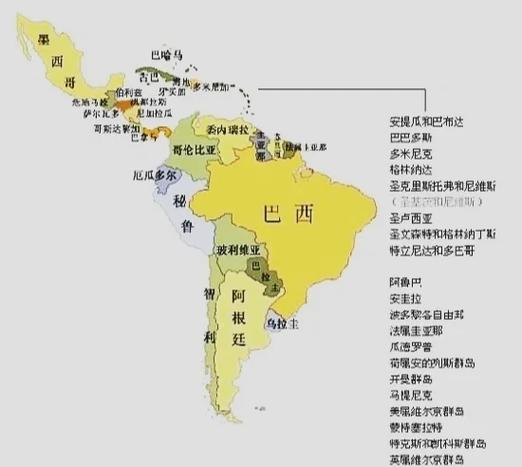 拉美地区指的是哪些国家？拉美地区简介概况
