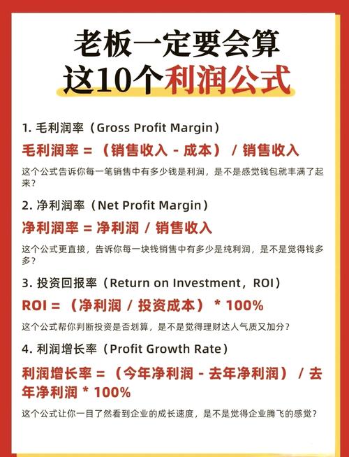 毛利润的计算公式是什么?毛利润与净利润的区别解析