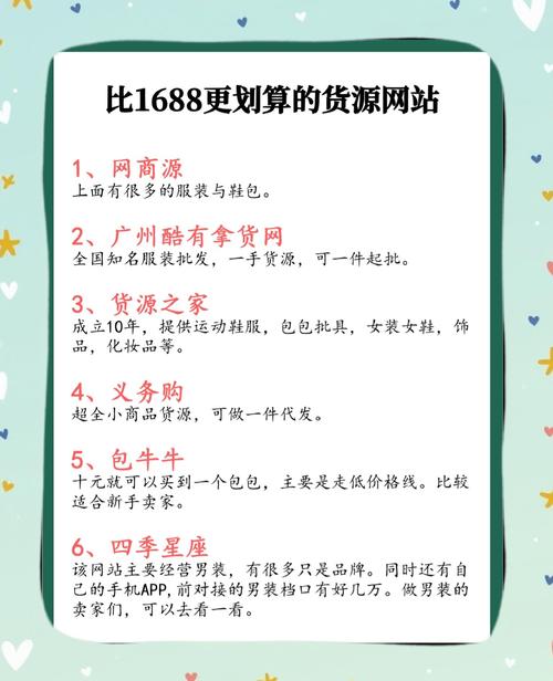 拿货网批发平台有哪些?十大货源批发平台排行榜