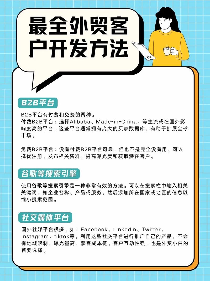 做外贸如何开发客户?外贸客户开发六大方法